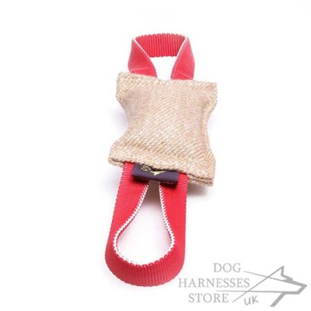 Jute Dog Bite Tug with 2 Handles for Puppy Training