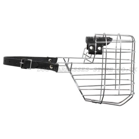 Wire Muzzle for Large German Shepherd Walking and Training