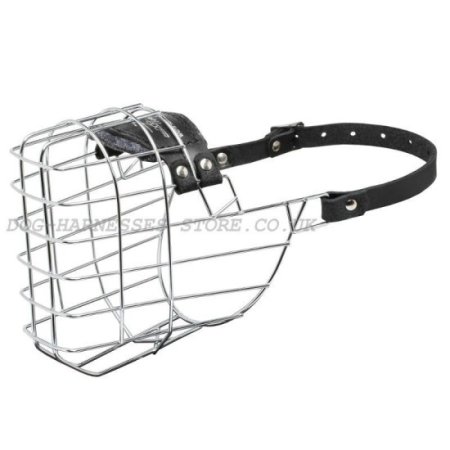 Wire Muzzle for Large German Shepherd Walking and Training