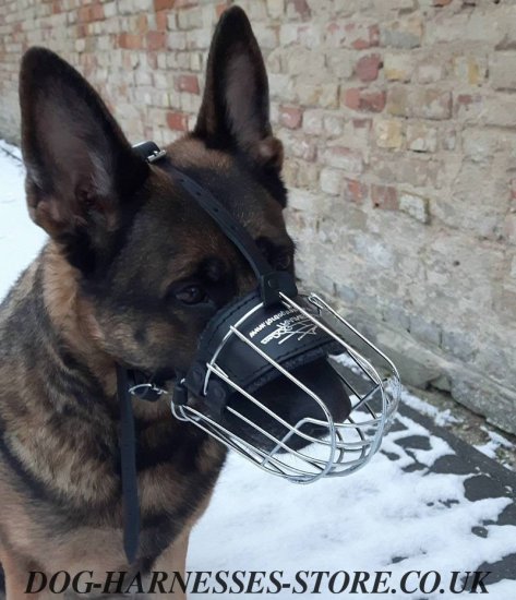 Bestseller! German Shepherd Wire Basket Muzzle