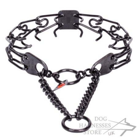 Black Prong Dog Collar Herm Sprenger 2.25 mm (1/11 inch)