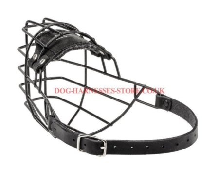 Labrador Basket Muzzle Rubber Covered for Winter and Summer