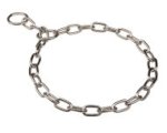 Fur Saver Choke Chain Chrome Plated for Long-Haired Dogs