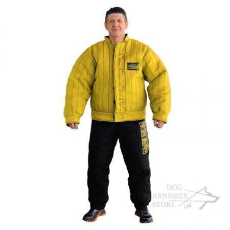 Mondioring Bite Suit in Yellow and Black for Trials