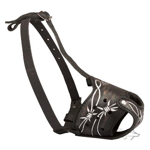 Light Leather Dog Muzzle