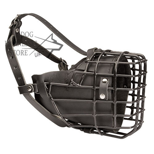 Wire Dog Muzzle with Rubber
